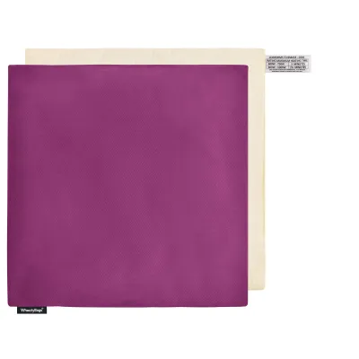 (34cm) - Purple Cotton Fabric and Removable Cover