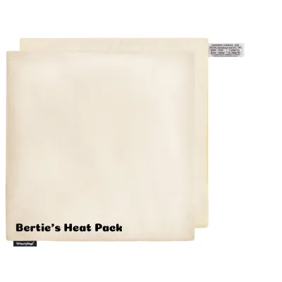 (34cm) - Natural Cotton Fabric and Removable Cover (Personalised with Text)