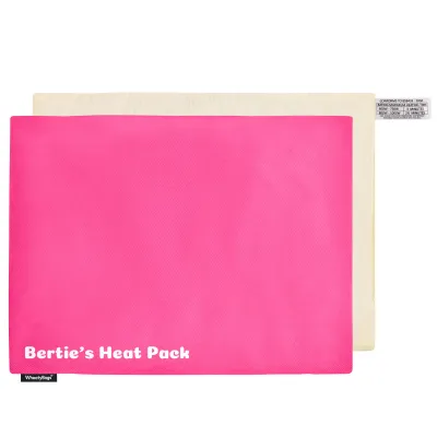 (40cm x 30cm) - Hot Pink Cotton Fabric and Removable Cover (Personalised with Text)