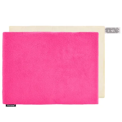 (40cm x 30cm) - Hot Pink (Fuchsia) Fleece Fabric and Removable Cover