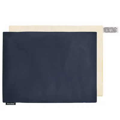 (40cm x 30cm) - Navy Blue Cotton Fabric and Removable Cover