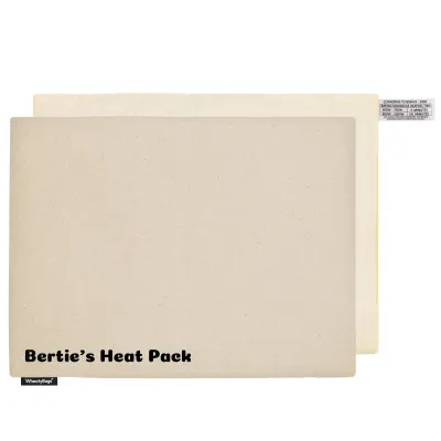 (40cm x 30cm) - Natural Organic Cotton and Removable Cover (Personalised with Text)