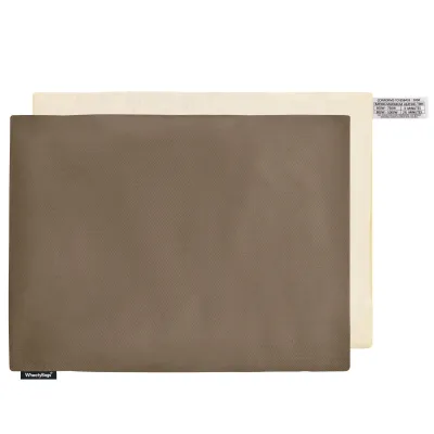 (40cm x 30cm) - Chocolate Luxury Cotton Fabric and Removable Cover