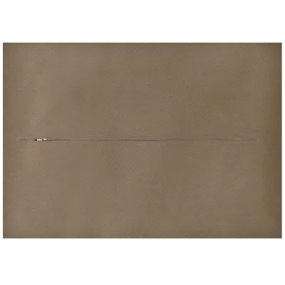 (36cm x 25cm) - Chocolate Luxury Cotton Fabric with Zip Opening (Personalised with Text)