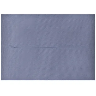 (57cm x 40cm) - Gothic Blue Luxury Cotton Fabric with Zip Opening (Personalised with Text)