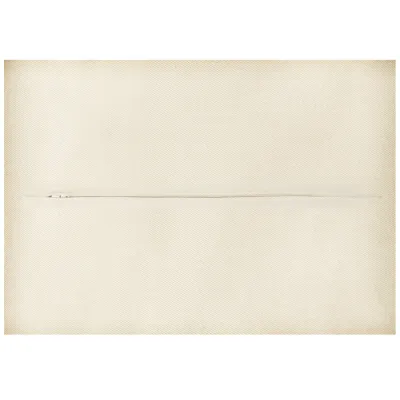 (57cm x 40cm) - Natural Cotton Fabric with Zip Opening (Personalised with Text)