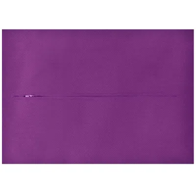 (36cm x 25cm) - Purple Cotton Fabric with Zip Opening (Personalised with Text)