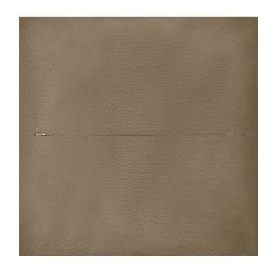 (40cm Square) - Chocolate Luxury Cotton Fabric with Zip Opening (Personalised with Text)