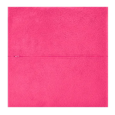 (40cm Square) - Hot Pink (Fuchsia) Fleece Fabric with Zip Opening (Personalised with Text)