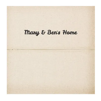 (30cm Square) - Natural Organic Cotton with Zip Opening