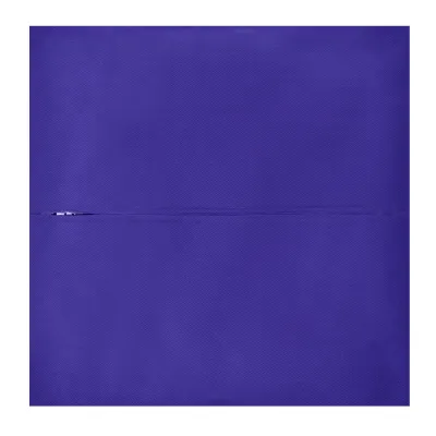 (40cm Square) - Royal Blue Cotton Fabric with Zip Opening (Personalised with Text)