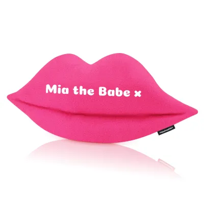 Large (70cm x 30cm) - Hot Pink (Fuchsia) Fleece Fabric (Personalised with Text)