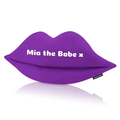 Regular (55cm x 25cm) - Purple Fleece Fabric (Personalised with Text)