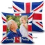 Personalised Union Jack Photo Cushion with Photo upload and Personalised Text