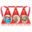Personalised Photo Bunting with Festive Hat Design