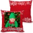 Christmas Photo Cushions Personalised with Photo and Text from HappySnapGifts®