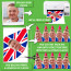 Personalised Union Jack Party Hat Kits