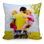 Personalised Square Photo Cushion with Optional Personalised Text