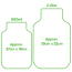 Kids Personalised Alphabet Hot Water Bottle from HappySnapGifts®