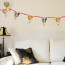 Personalised Triangle Shape Photo Bunting Lifestyle