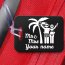 Mr &amp; Mrs 10cm x 7cm rectangle Luggage Tags in black