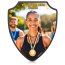 Personalised Photo Award Shield from HappySnapGifts®