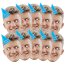 Photo Face Masks with Personalised Birthday Hats from HappySnapGifts®