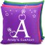 Kids Personalised Alphabet Cushion from HappySnapGifts®