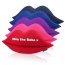 Personalised Lip Cushion Personalised with Text from HappSnapGifts®