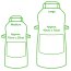 Photo Apron with Premium Chest Photo Size Comparison