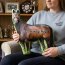 Personalised Pet Photo Cushion (Cut to Shape) Full Colour with optional Text from HappySnapGifts®