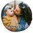 Personalised Photo Cushion (Circular) from HappySnapGifts®