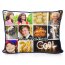 Photo Collage Cushion with Personalised Text from HappySnapGifts®