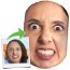 Personalised Photo Face Cushion from HappySnapGifts®