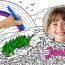 Personalised Colouring Poster with Photo Upload and Personalised Text from HappySnapGifts®