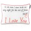(36cm) - Red Cotton Fabric (Personalised with Text)
