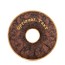 (25cm Circle) with Chocolate Sprinkle Design Soft Velvet Polyester Fabric (Personalised with Text)