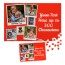 300 Pieces (Polaroid Style Photo Print) Red (Personalised with Text) &amp; Matching Drawstring Gift Bag