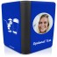 (UK Standard 21cm) (Drinks Icon) Royal Blue (Personalised with Text)