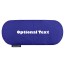 (Buckwheat Filling) - Royal Blue Cotton Fabric (Personalised with Text)