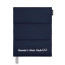 (Wheat Filling) 40cm x 30cm (3 Compartments) (Horse Shoe Print) - Navy Blue Cotton Fabric (Unscented)