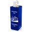 Regular (22cm x 10cm) (Mountain Biking Icon) Royal Blue Mock Suede Polyester Fabric (Personalised with Text)